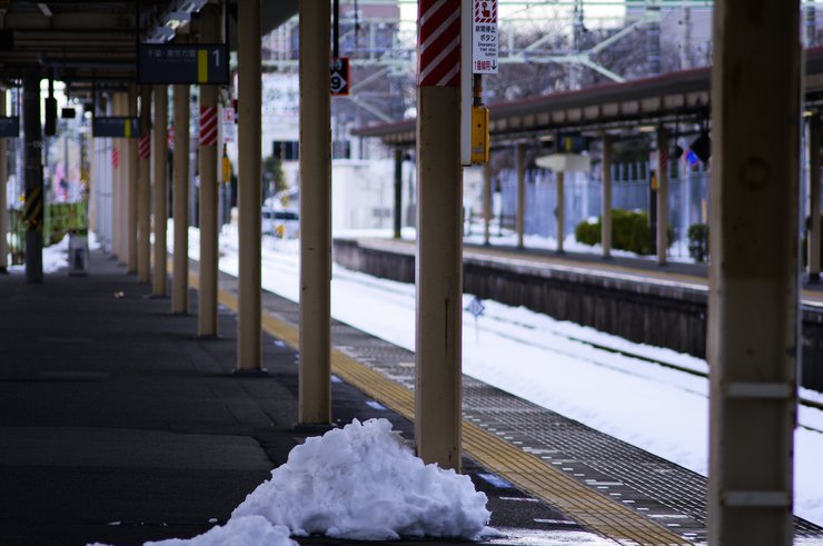 雪後の歩廊