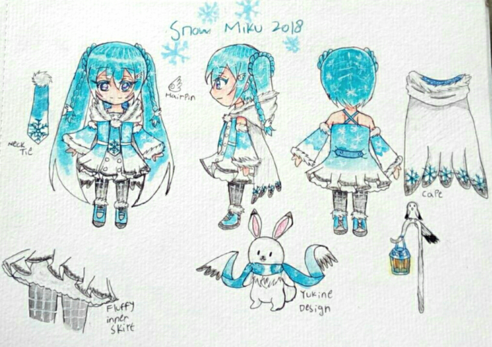 Snow Miku 2018 design