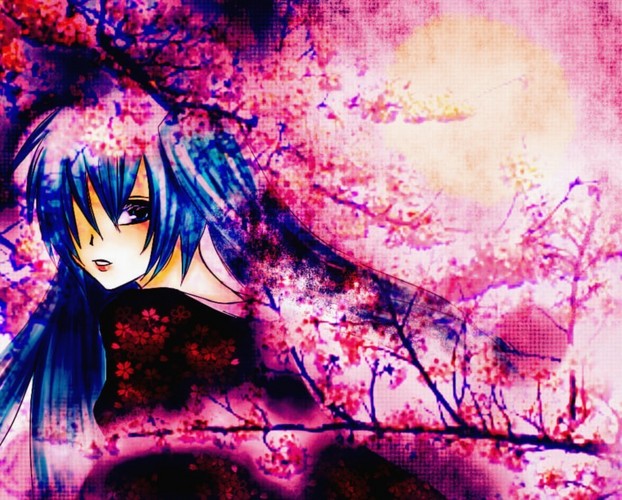 桜とみくみく