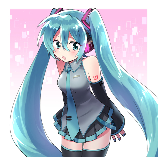 ご機嫌ななめのミクさん