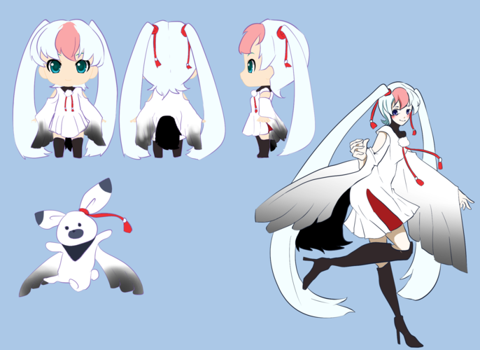 雪ミク2018衣装案