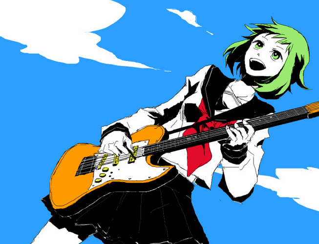 制服とギター