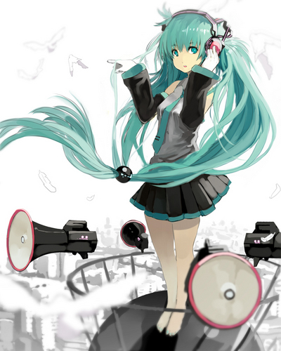 朝のお天気ミクちゃん