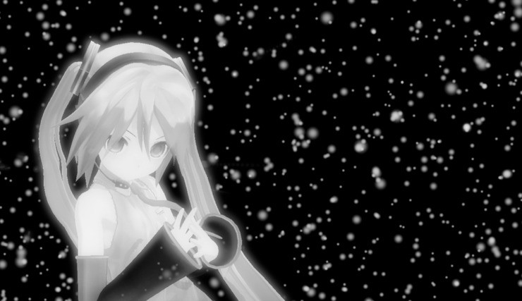 初音ミク 『雪に舞う』
