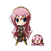 【無料素材】SD巡音ルカ&たこルカ