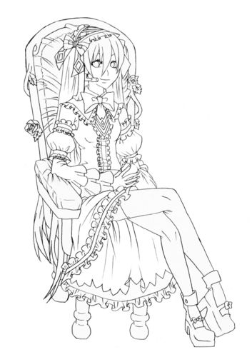 ゴスミク―線画