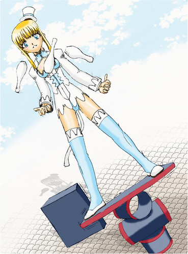 ジャグリング娘