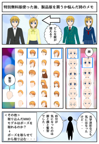 製品版を買う時に悩んだ事のメモ