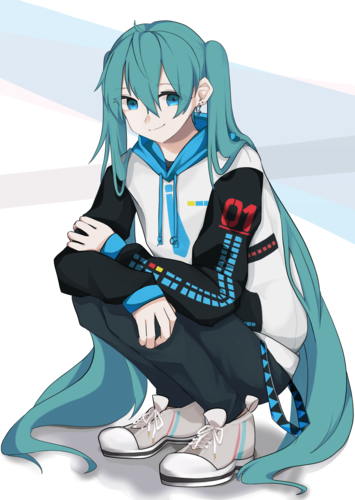 ミクさんとコラボパーカー。
