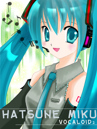 初描き初投稿初音ミク