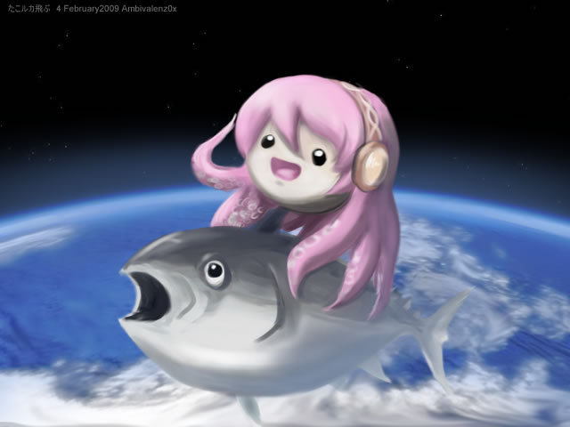 たこルカ飛ぶ