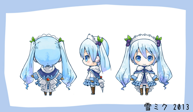 2013年雪ミク衣装