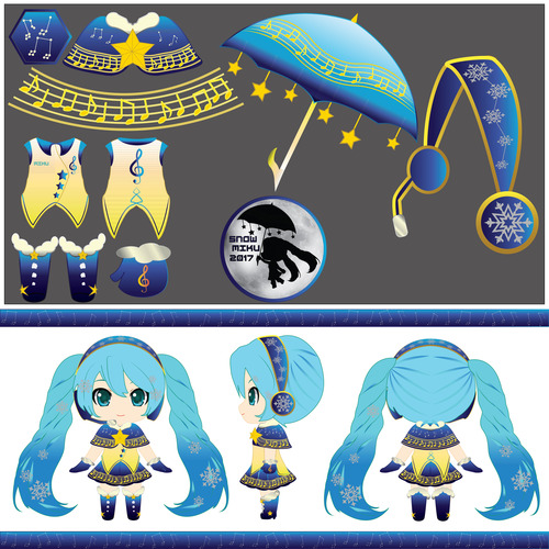 Snowy starlight miku