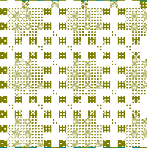 【彩色テーマ】フリーテーマ DigitalSquareDesign (LightGreen Ver)