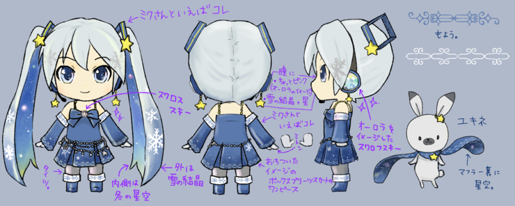 2017年雪ミク衣装