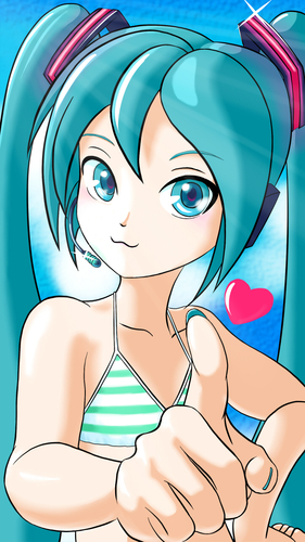夏ミク!