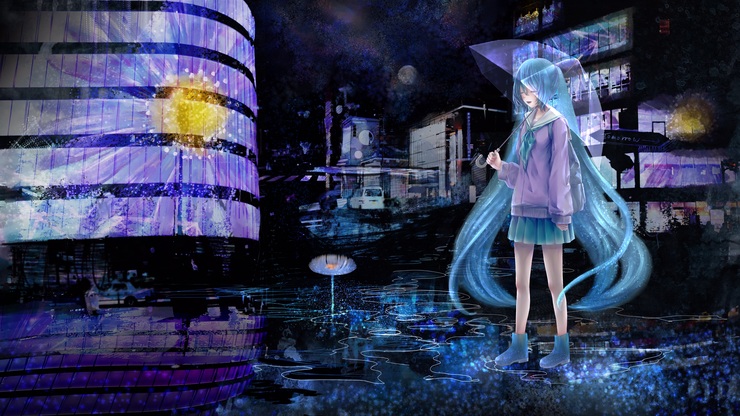 雨とリグレット イラスト