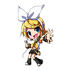 【無料素材】SD鏡音リン