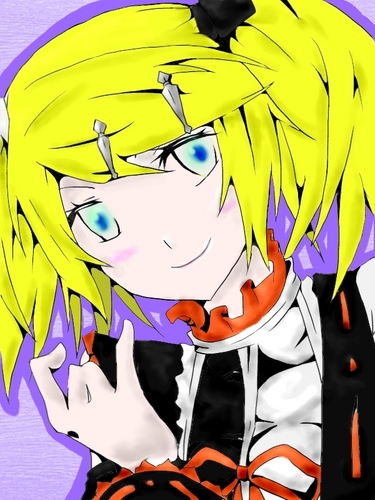 【塗り絵】炉心暴走_塗らせていただいた