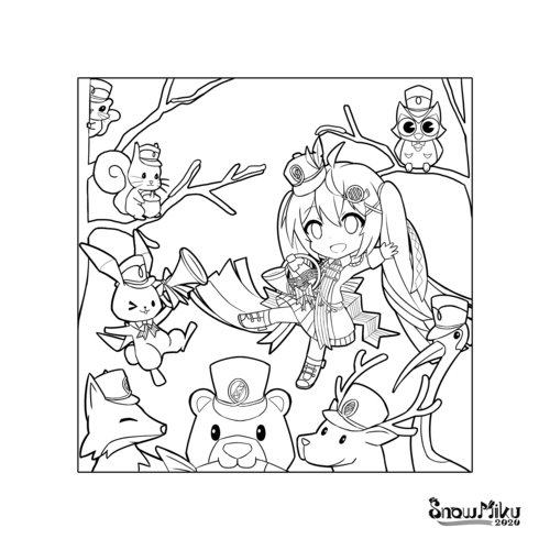 ぽかぽかの冬の森