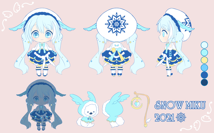 雪ミクさん案2021