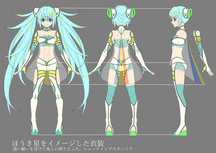 レーシングミク2018衣装案