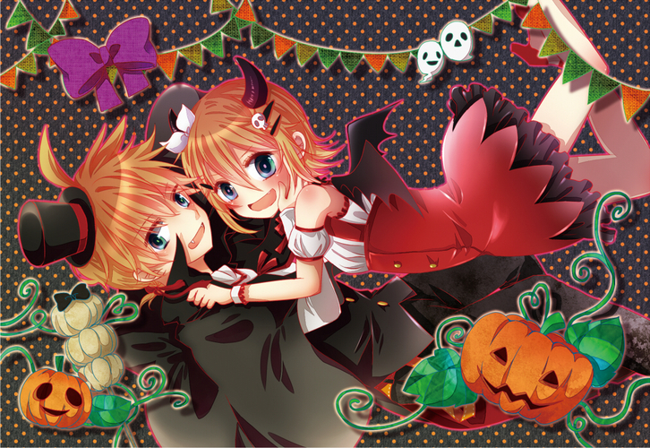 ハロウィン鏡音さん