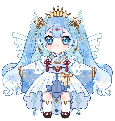 The ancient snow Princess