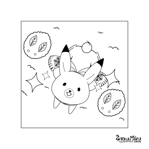雪うさぎ