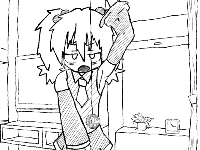 今月投稿する動画で使う絵
