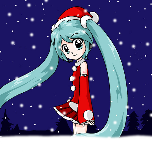 初音サンタ