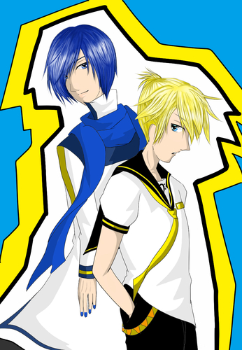 背中合わせのKAITO鏡音レン