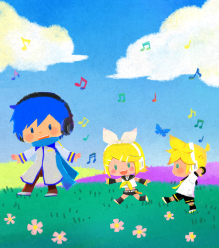 曲と一緒にお散歩