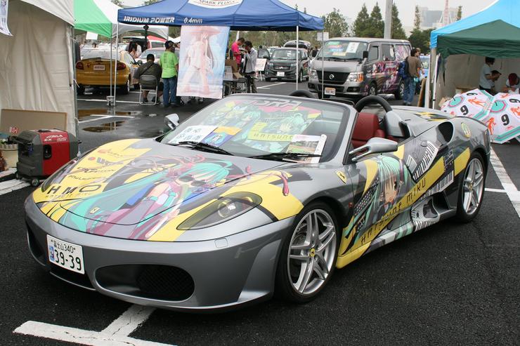 ミク痛車フェラーリー