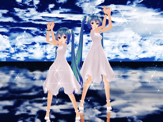 ミクさんとちびさんでハイ・アンドシーク