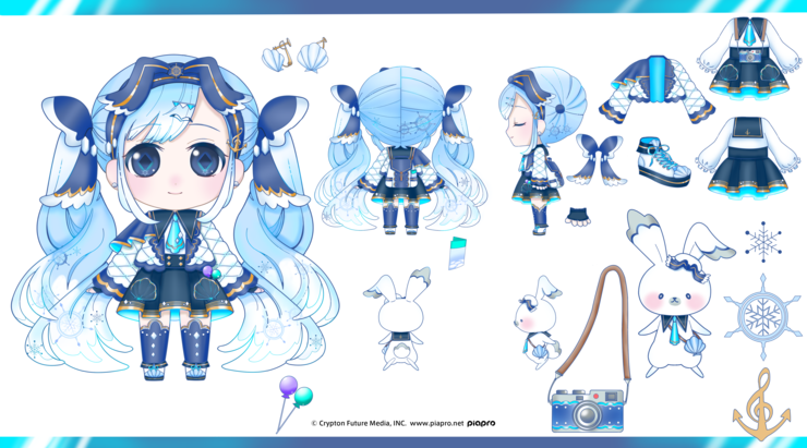 雪ミク2022 氷の海のフォトグラファー