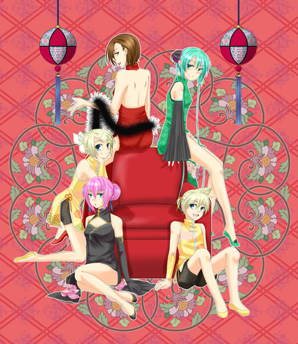 チャイナドレスでお出迎え