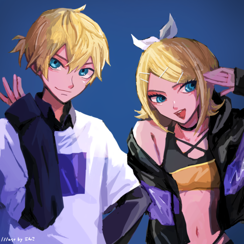 ワルっぽい鏡音リンレン