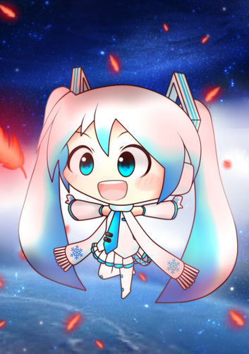 雪ミク赤い羽根2019