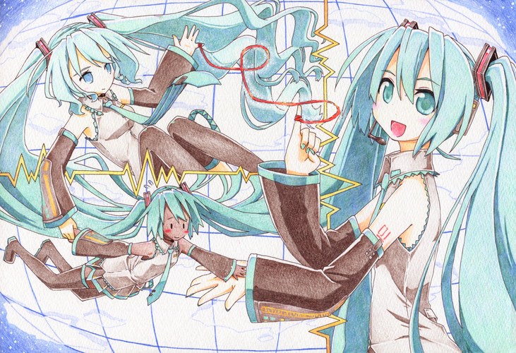 ネットと、世界と、初音ミク