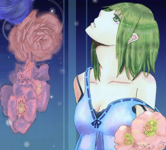 青
