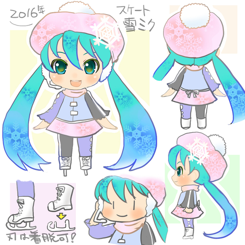 2016年雪ミク衣装