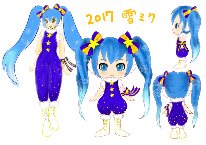 2017年雪ミク案