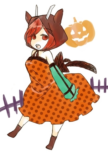 らくがきでメイちゃんハロウィン