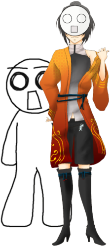 【UTAU】「ワタクシ」公式キャラクターイラスト
