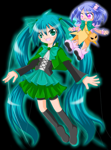 魔女っ子MIKUと妖精MIZKI