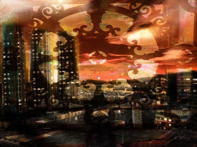 夕暮れの世界
