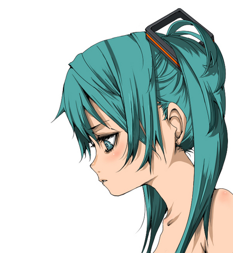 横顔
