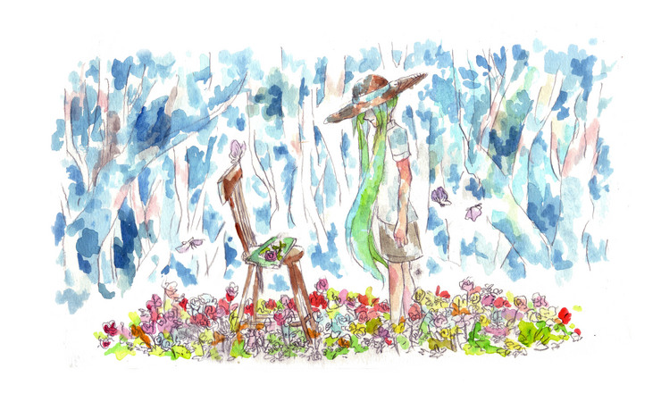 Solitudeを描いてみた