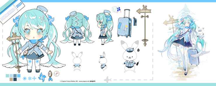 2023 雪ミクデザイン案 <空風と乗員>